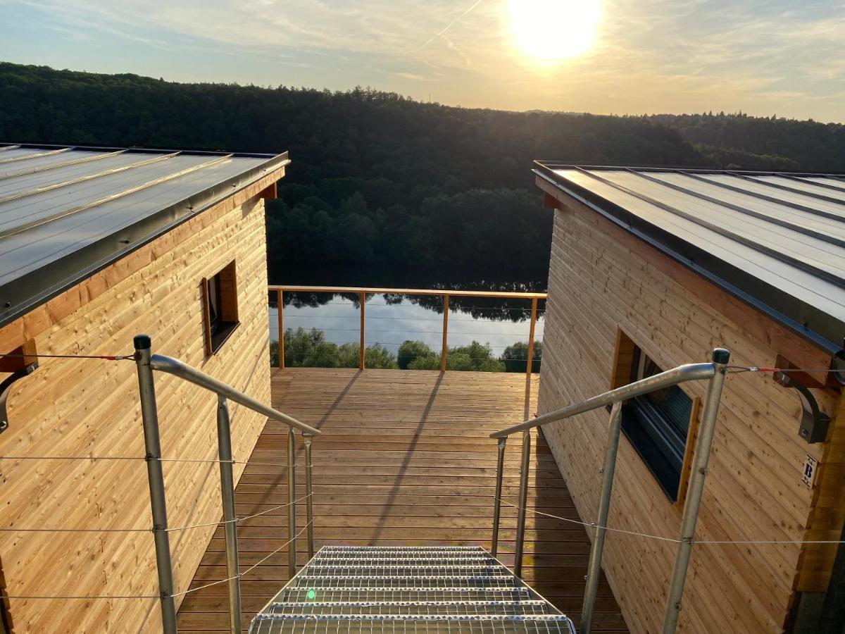 Chatka A Vyhlídka nad řekou Zdiby Exterior foto